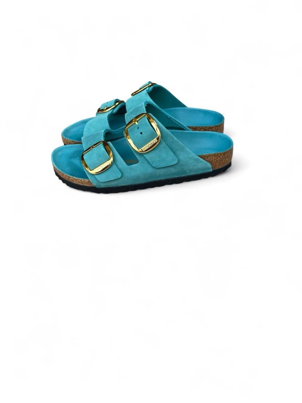 Birkenstock Arizona Big Buckle Oiled Leather Sandals Biscay Bay EU 39 US 8 N - Picture 7 of 8